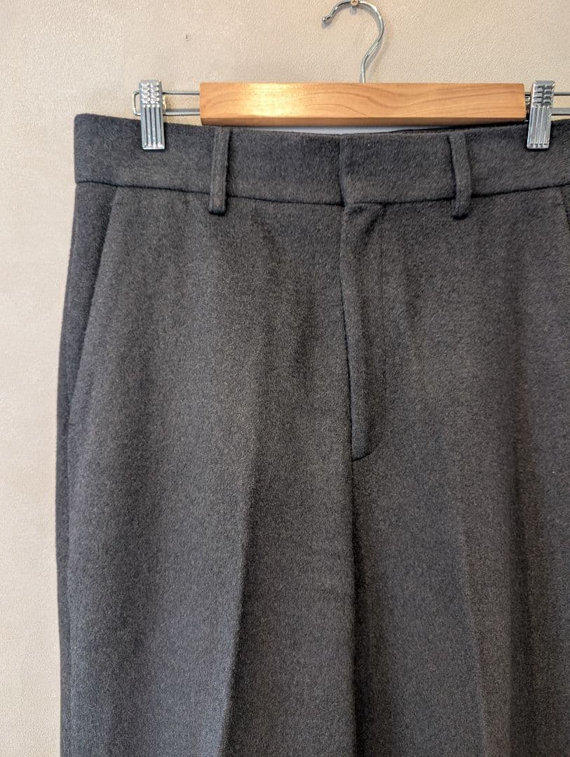 ＨBEAUTY＆YOUTHエイチ定価3.7万カシミアウールスラックスパンツメンズ