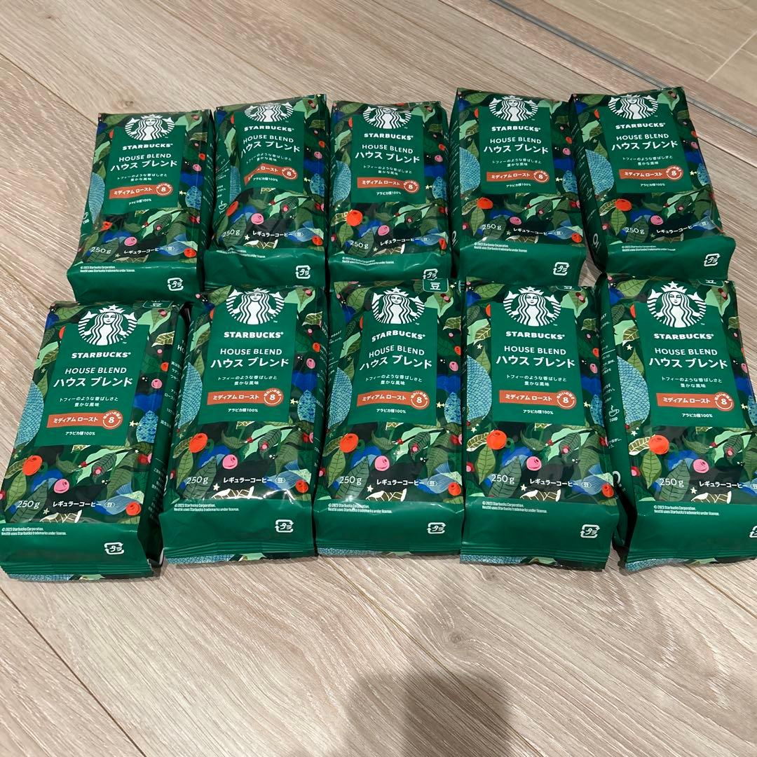 STARBUCKS HOUSE BLEND 250g 10個