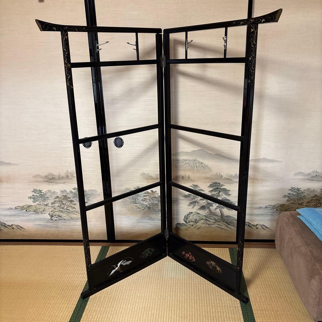 衣桁　衣紋掛け　和製アンティーク