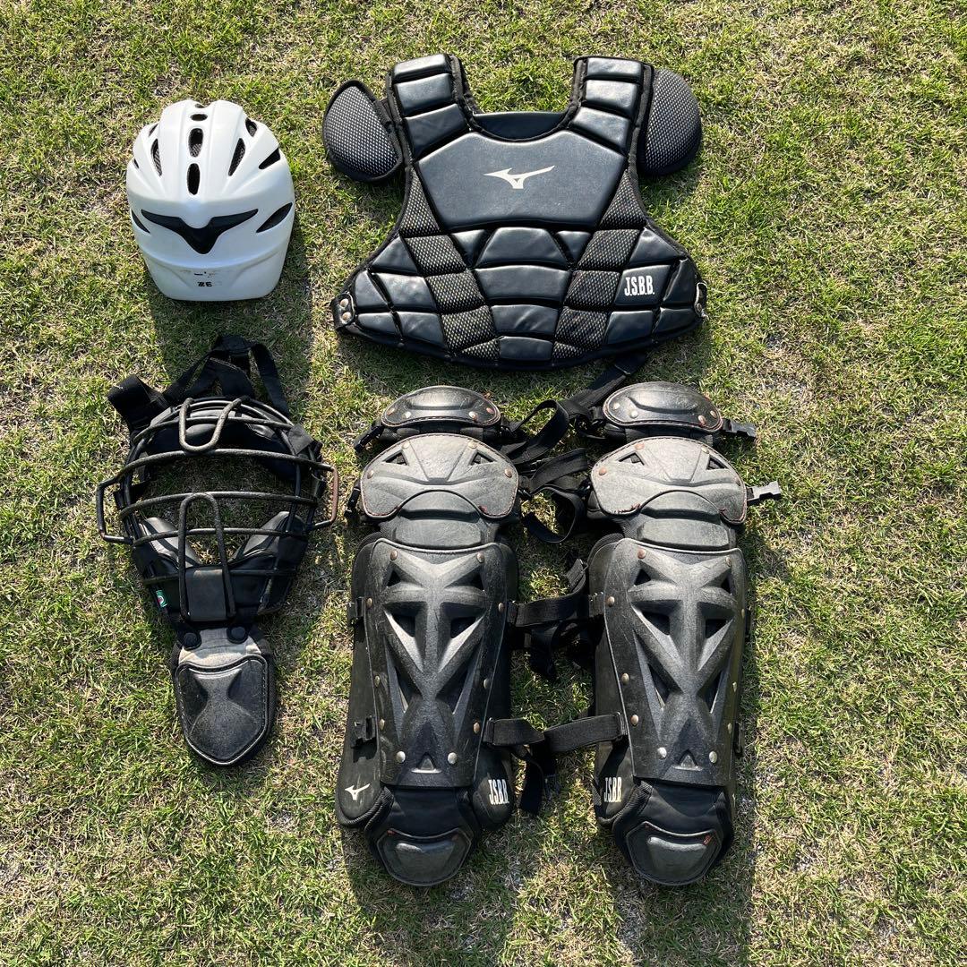 キャッチャー防具一式　少年野球　ミズノ　ゼット