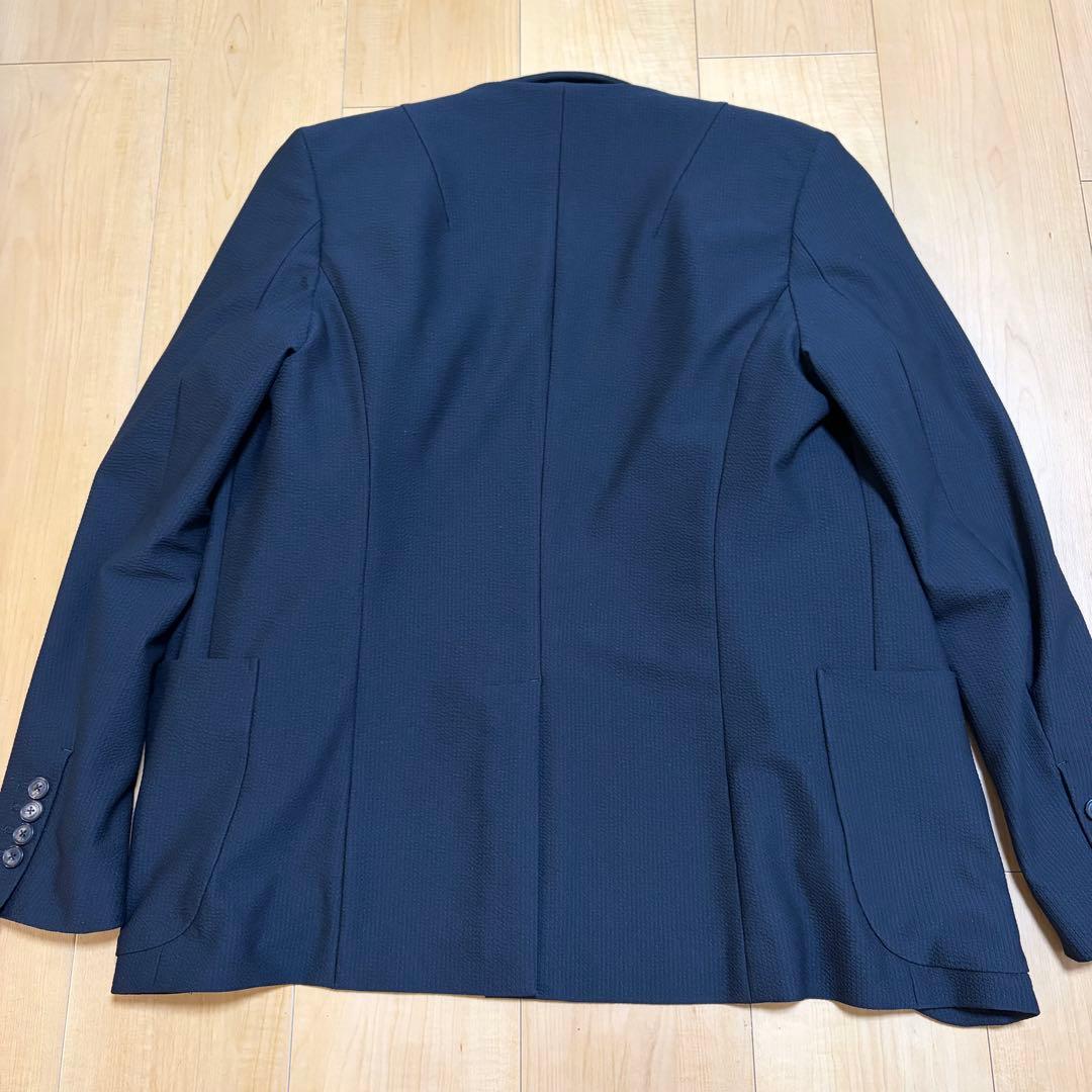 1 piu 1 uguale 3 黒 シアサッカーセットアップ