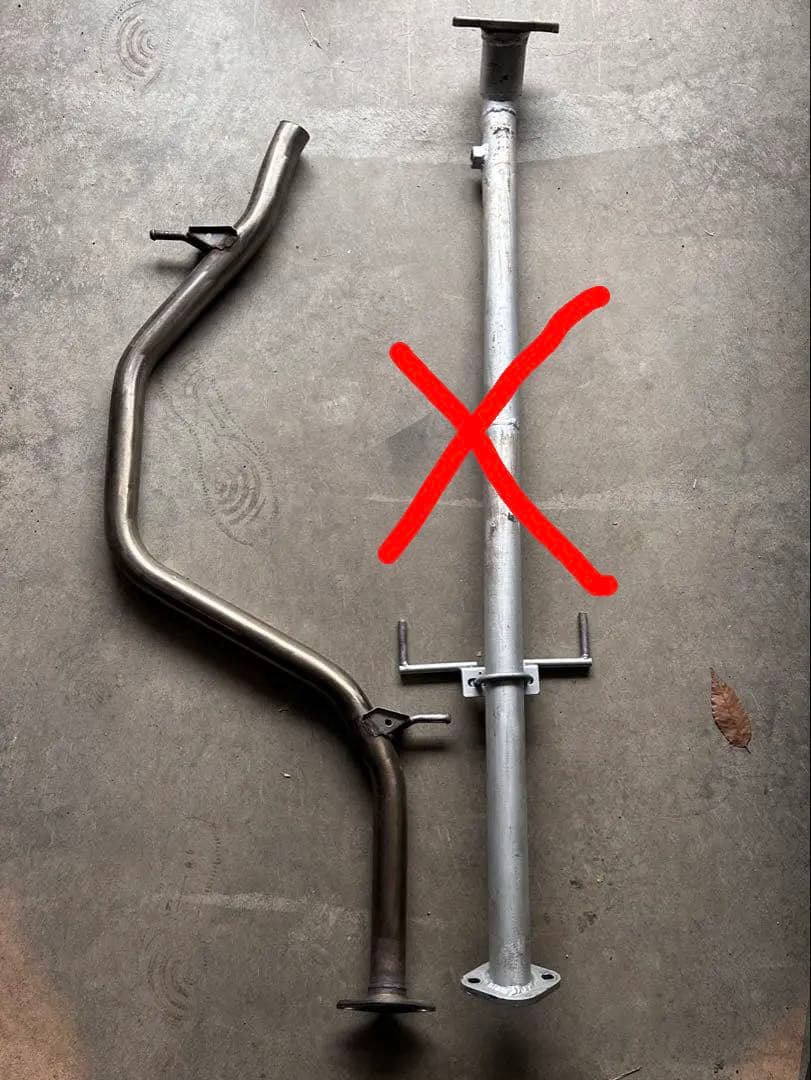 50プリウス　リアストレートマフラー