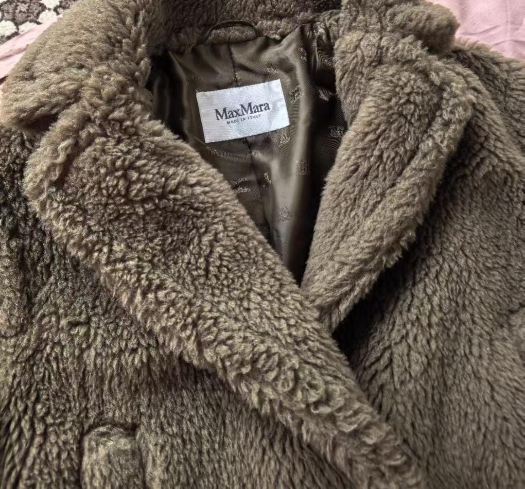 【美品】 Max Mara ブラウンファーコート 36サイズ