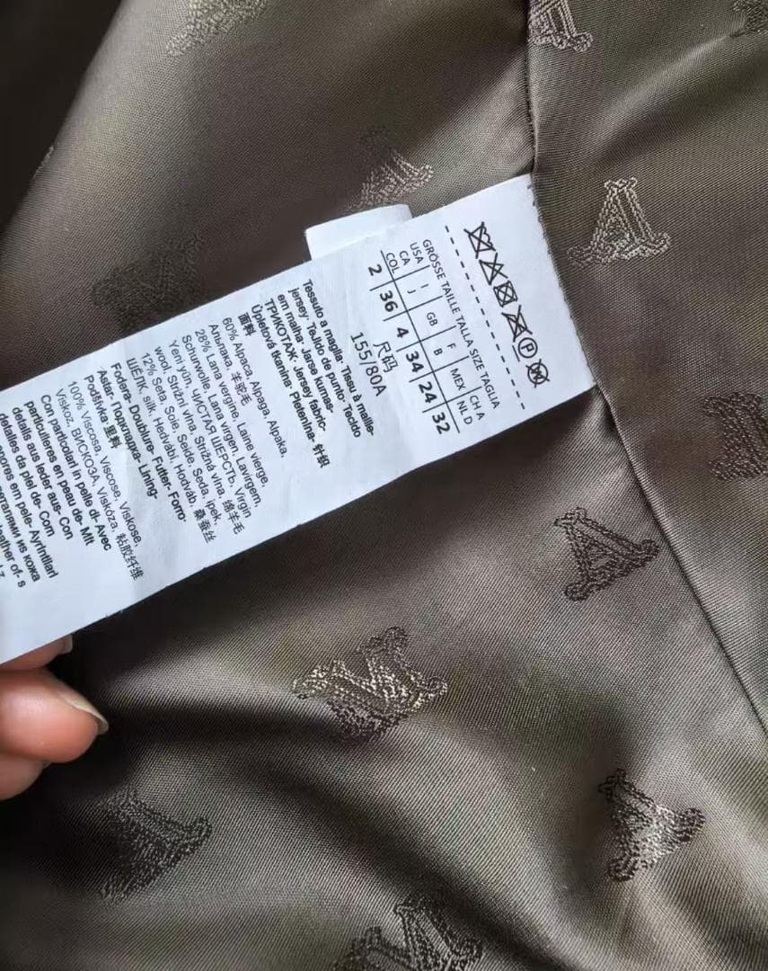 【美品】 Max Mara ブラウンファーコート 36サイズ