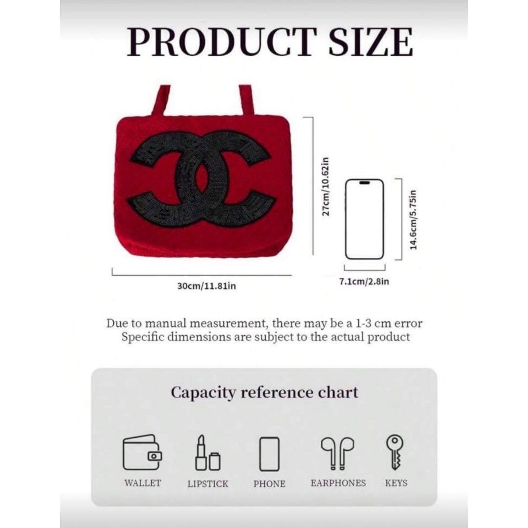 ゆ*な様 【新品未使用】 CHANEL 赤 ニット ブラック スパンコール トー