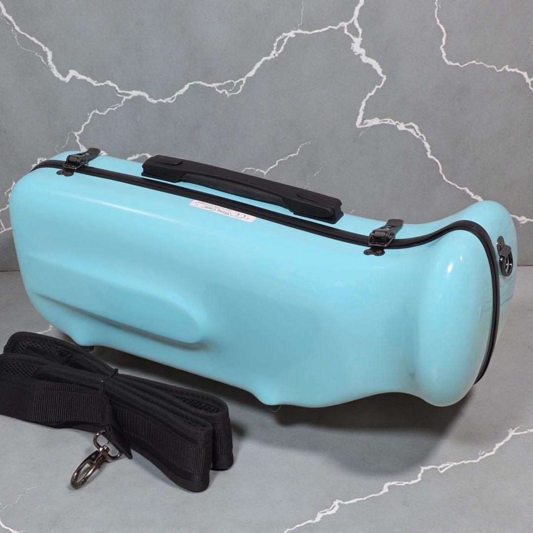 C.C.シャイニーケースII トランペット ハードケース アクア 楽器ケース