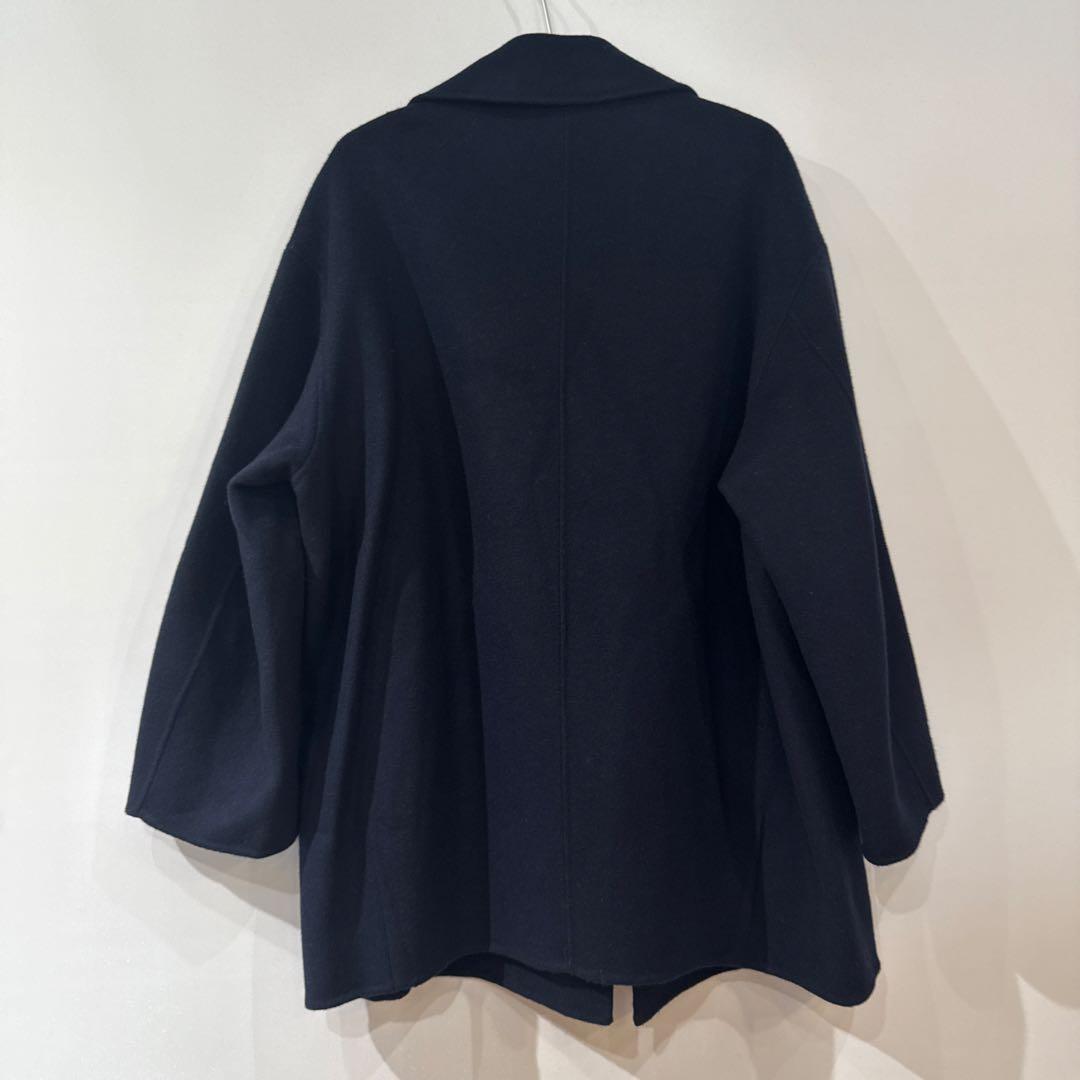 SLOBE IENA souple wool ダブルフェイスミドルコートサンプル