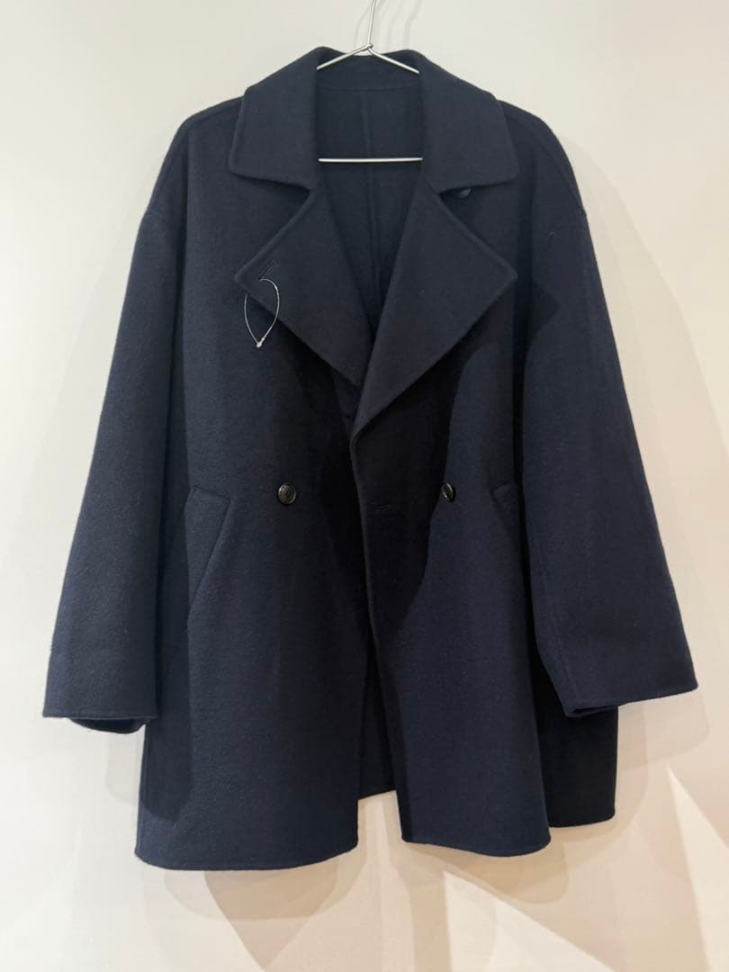 SLOBE IENA souple wool ダブルフェイスミドルコートサンプル