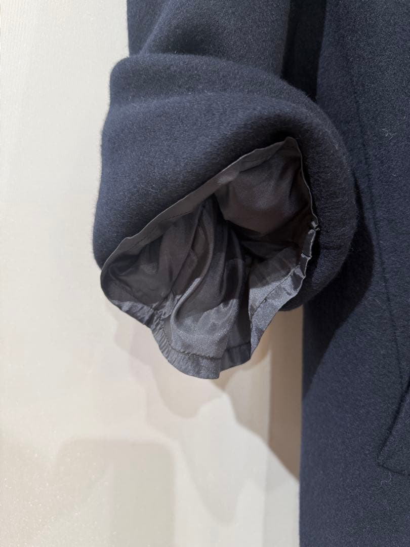 SLOBE IENA souple wool ダブルフェイスミドルコートサンプル