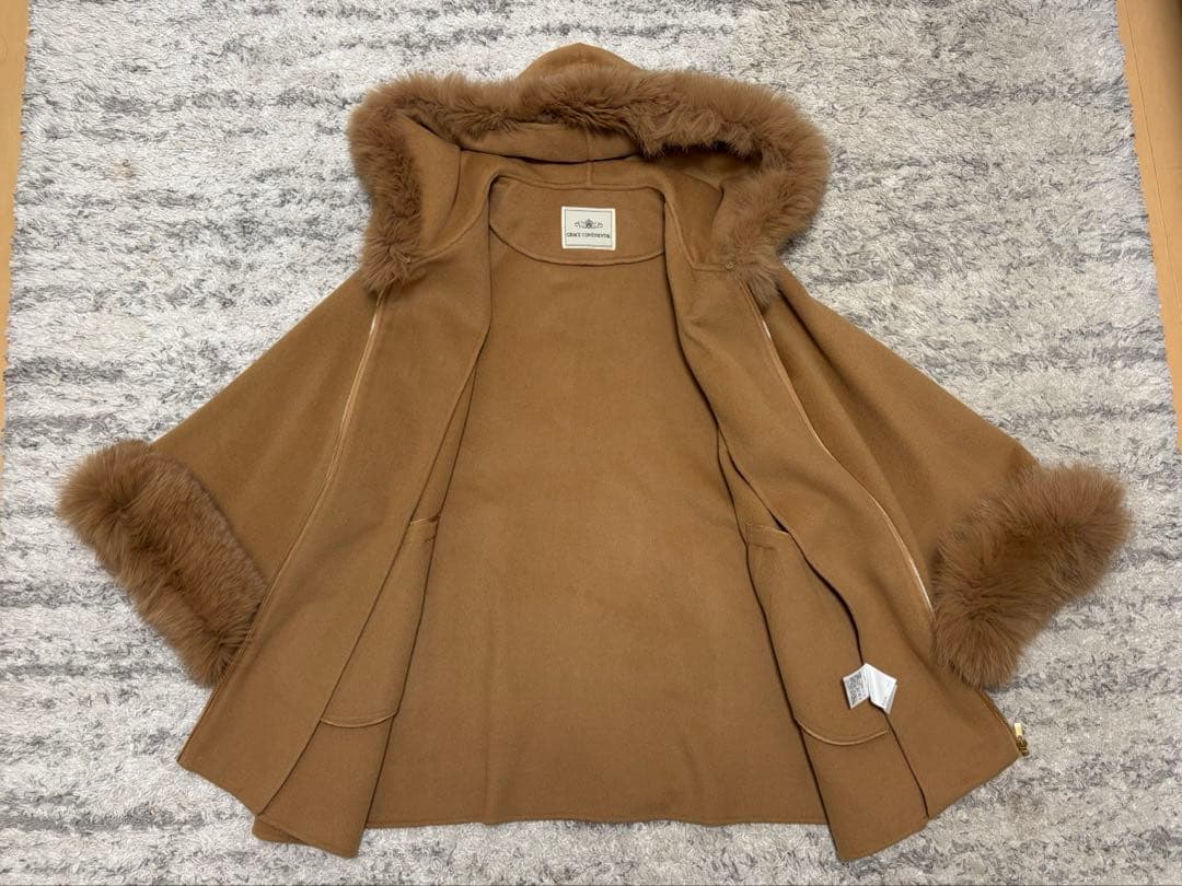 【美品】ポンチョコート