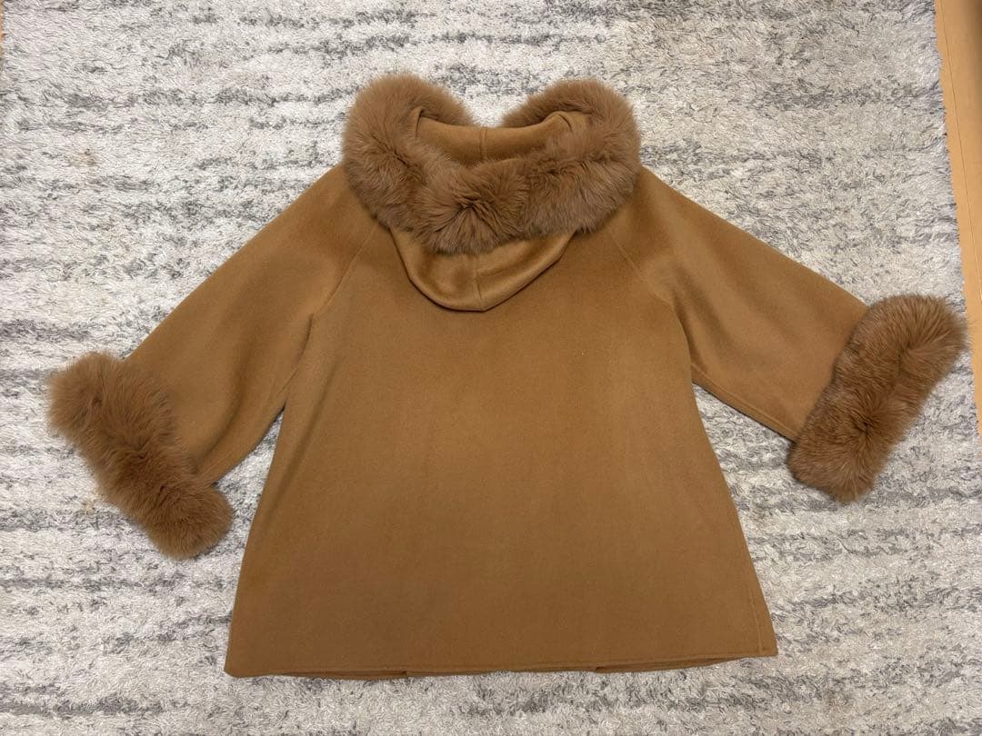 【美品】ポンチョコート