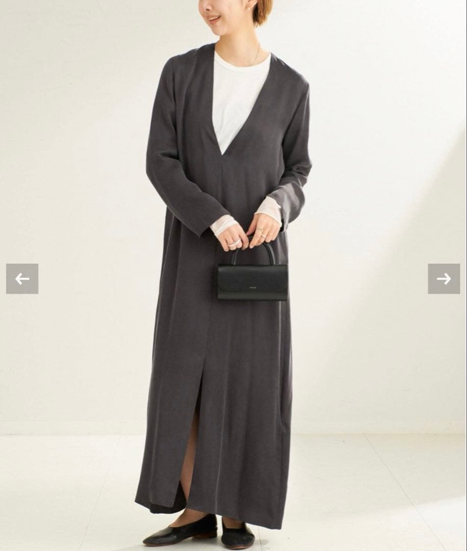 新品　Plage　Fibril ワンピース　ブラック　38