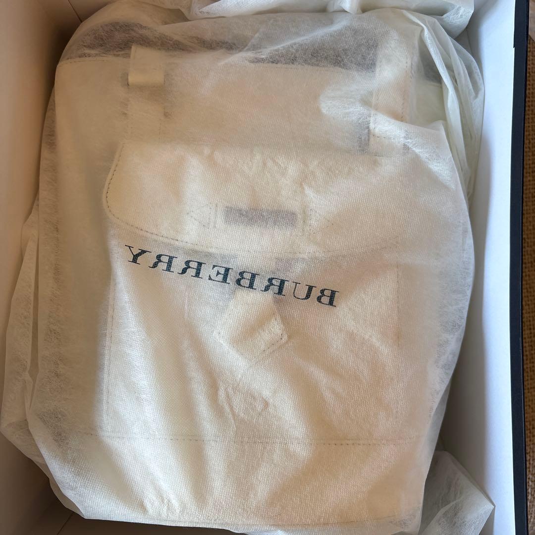 BURBERRY LONDON トートバッグ 白 レザー