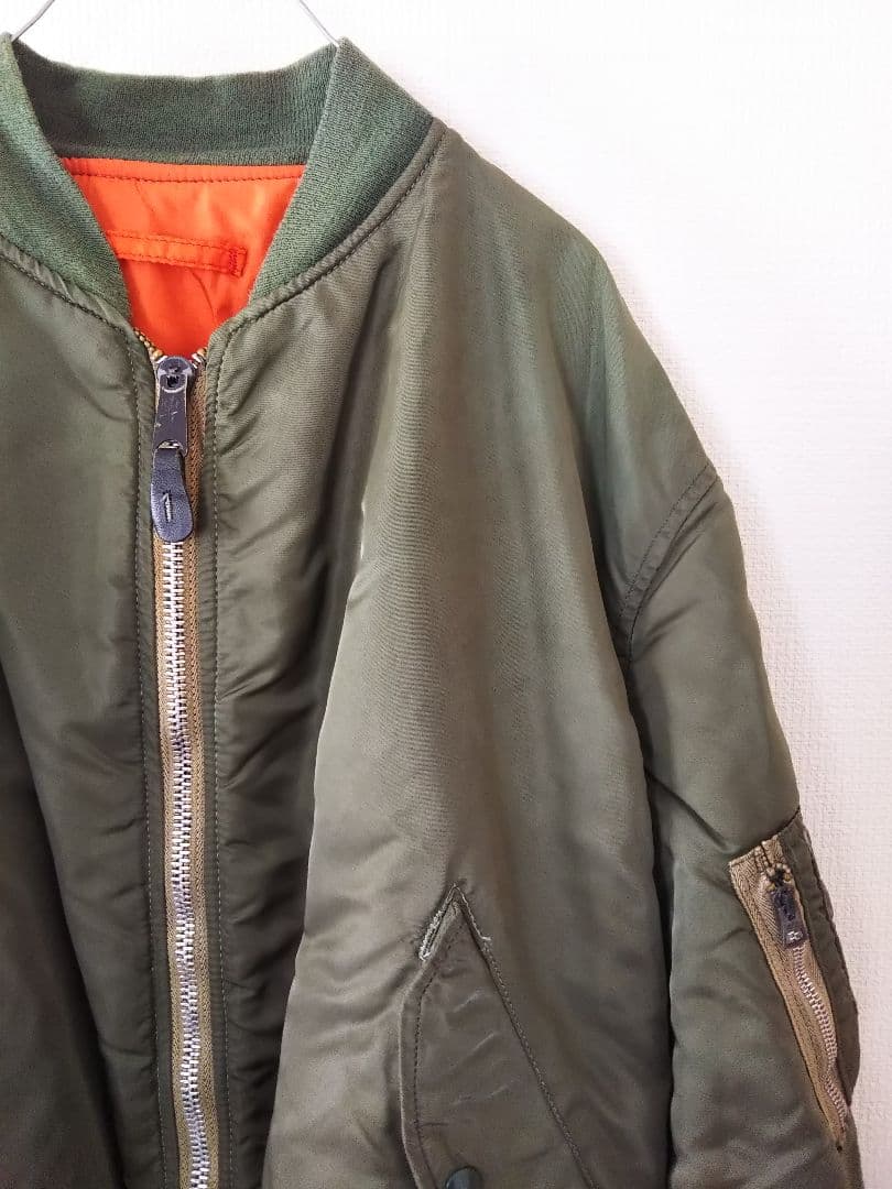 とらさん　Alpha/80s 初期 Vintage MA-1 XL