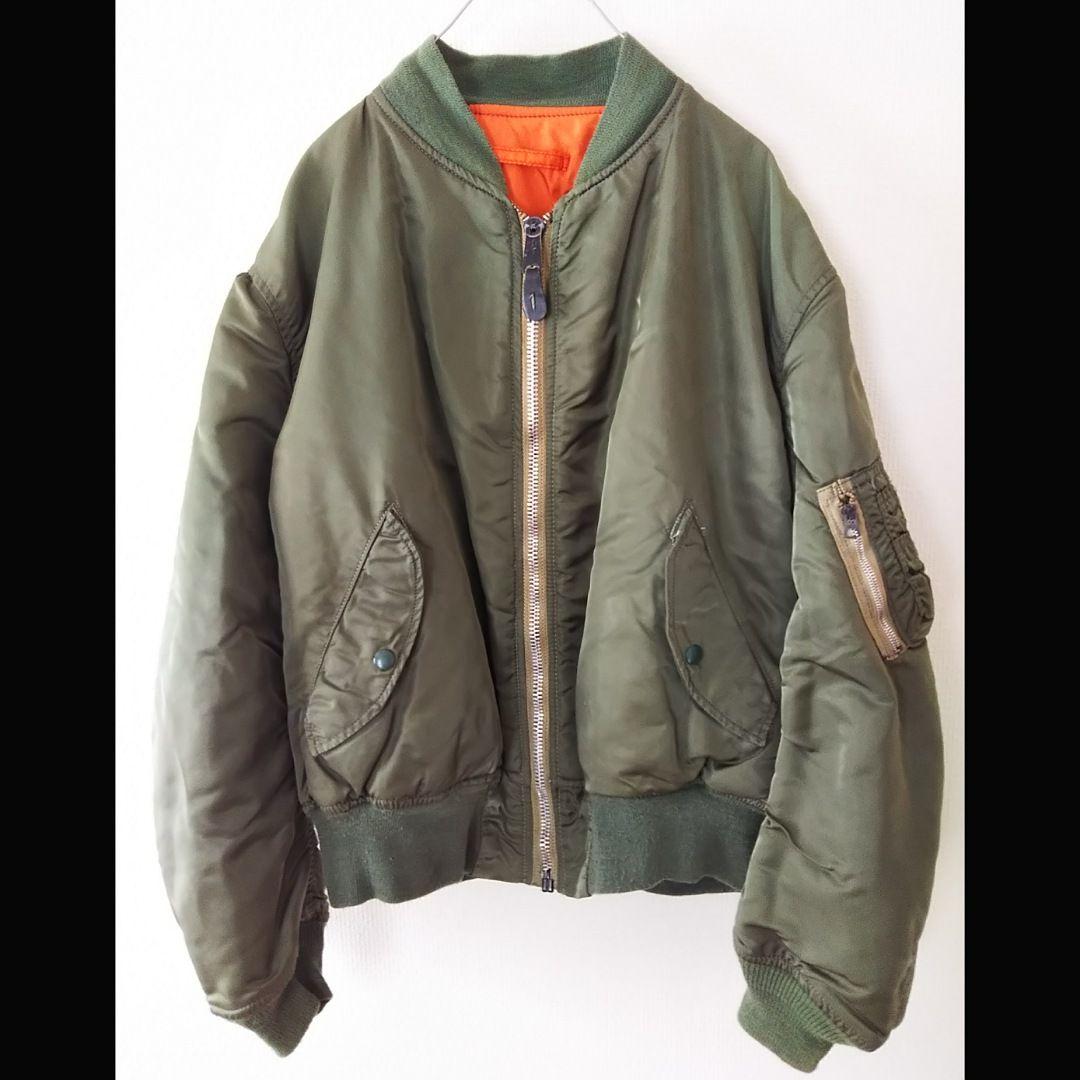 とらさん　Alpha/80s 初期 Vintage MA-1 XL