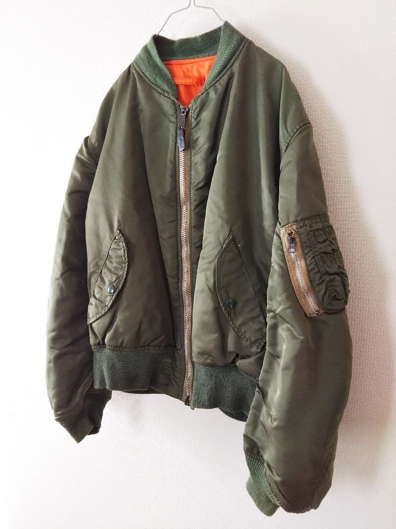 とらさん　Alpha/80s 初期 Vintage MA-1 XL