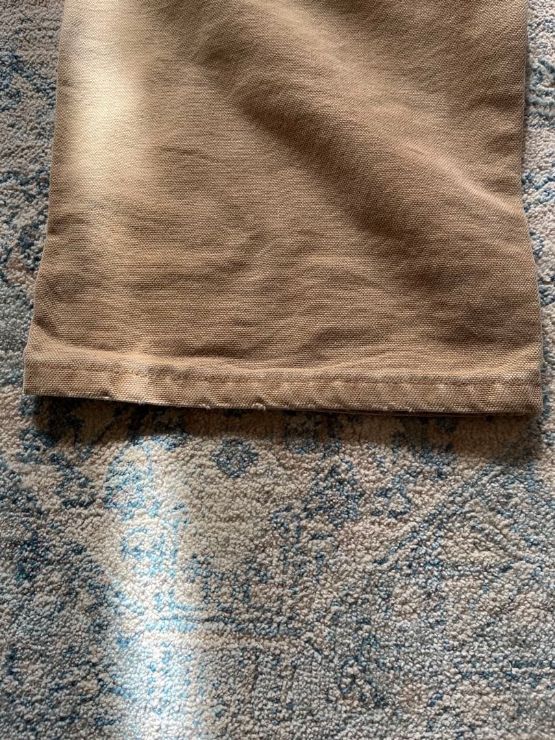 【美品】carhartt ダブルニー W30 L30ブラウン
