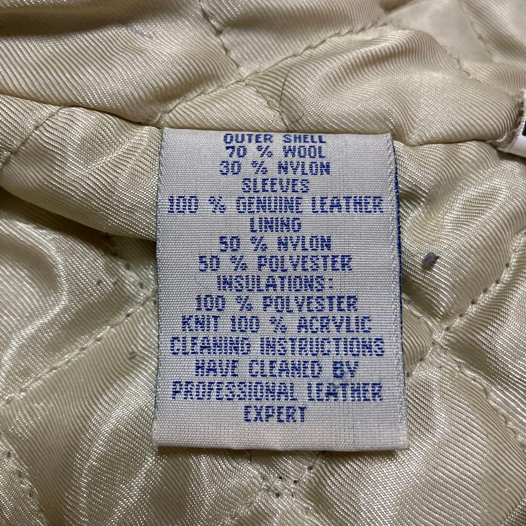 AVIREX スタジャン L ネイビー/アイボリー