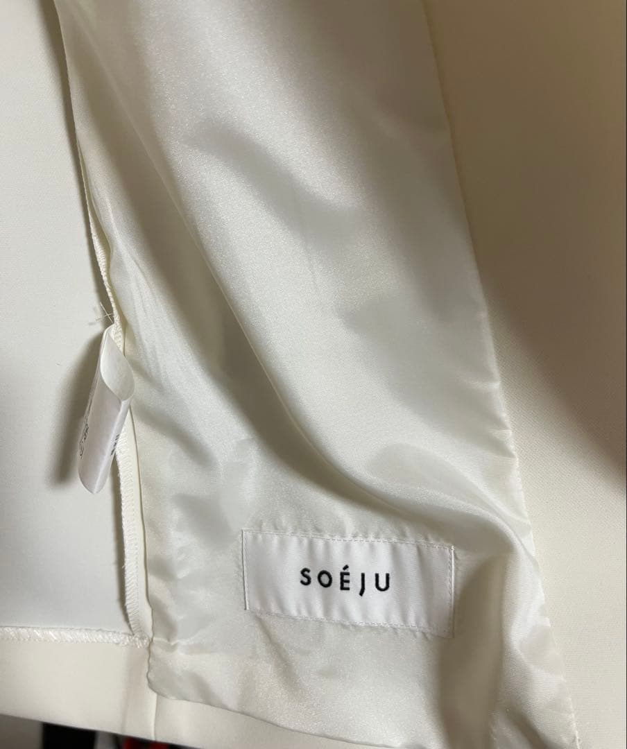 O*l様 SOÉJU ノーカラージャケット M ホワイト