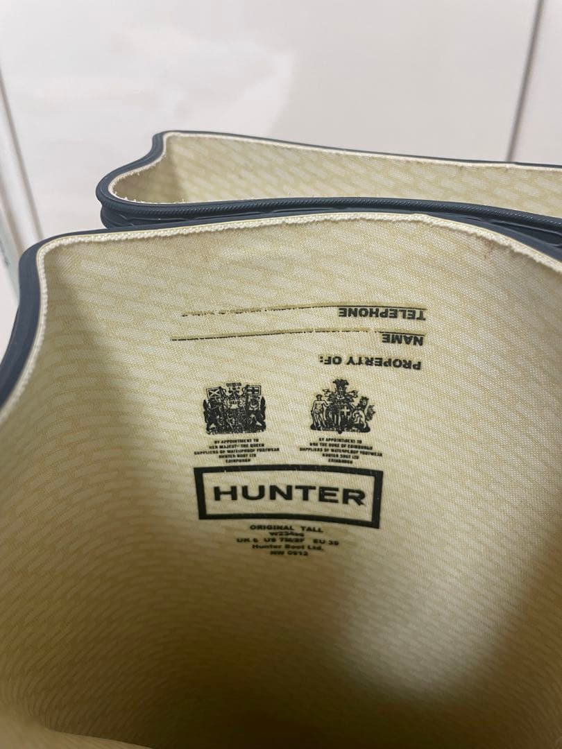 HUNTER ネイビー 長靴