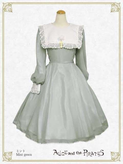 pray for flowers ワンピース　ネイビー　アリパイ　A/P