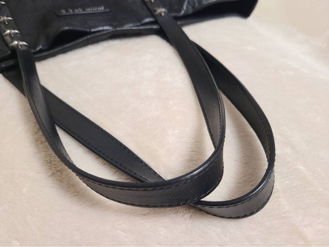 【希少入手困難】JIMMY CHOO 本革クロコ型押し　トートバック