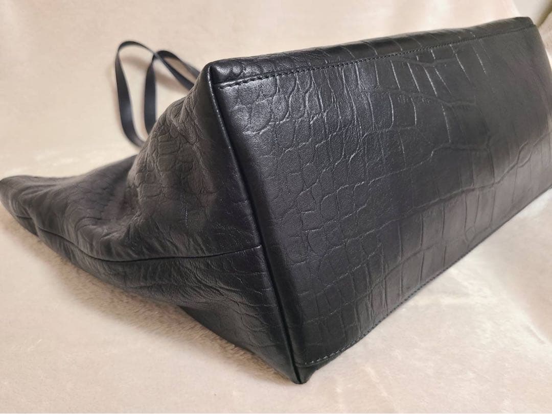 【希少入手困難】JIMMY CHOO 本革クロコ型押し　トートバック