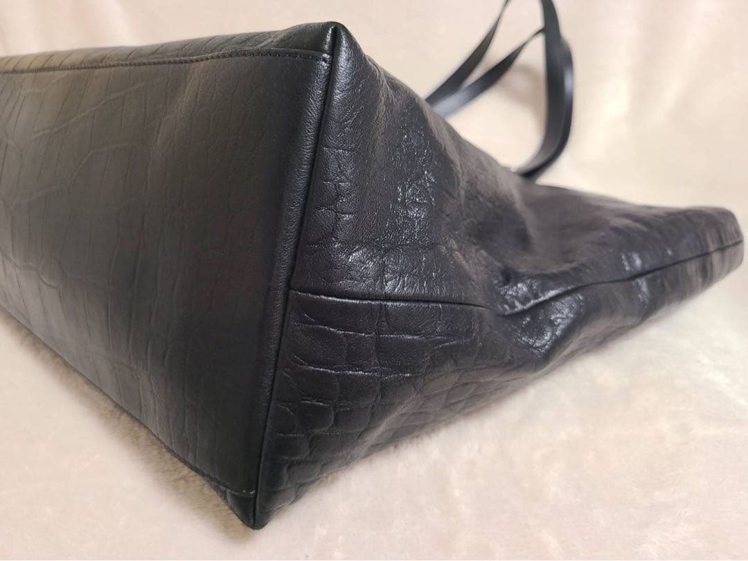 【希少入手困難】JIMMY CHOO 本革クロコ型押し　トートバック