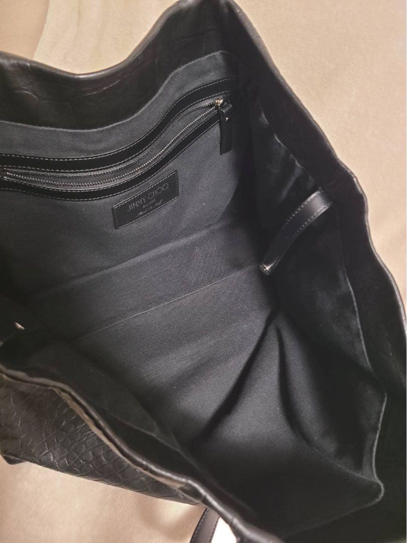 【希少入手困難】JIMMY CHOO 本革クロコ型押し　トートバック