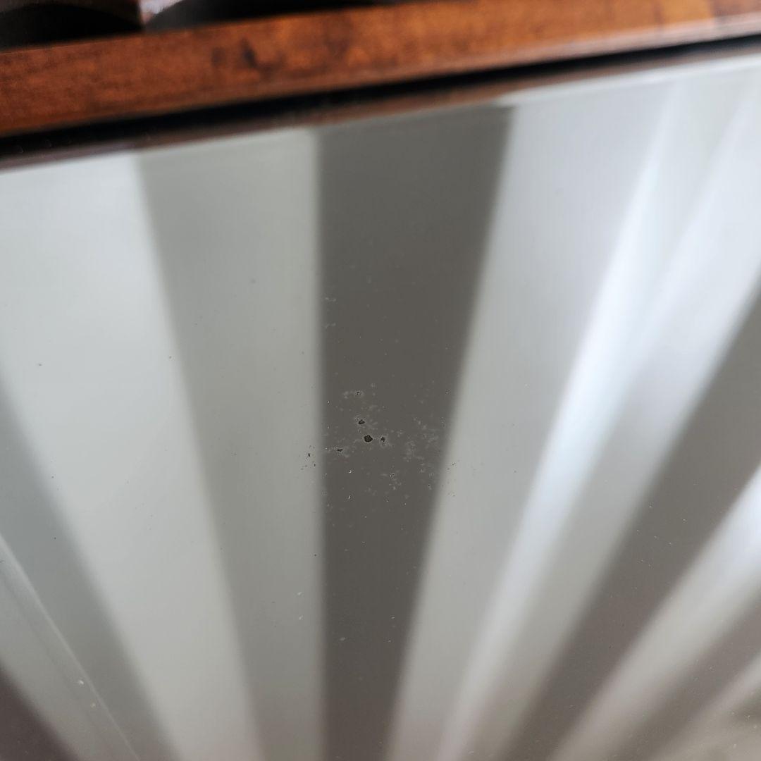 アンティーク　木彫り　ウォールミラー　天然木　壁鏡　彫刻　木枠　ヴィンテージ