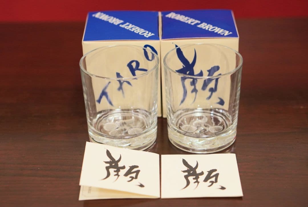 【送料無料】岡本太郎 顔のグラス 12個(1ケース)セット