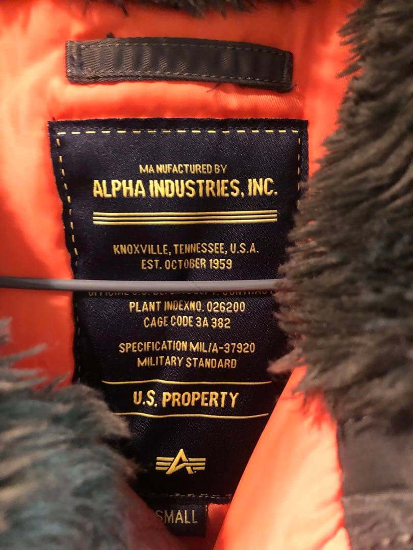 alpha industries ファージャケット