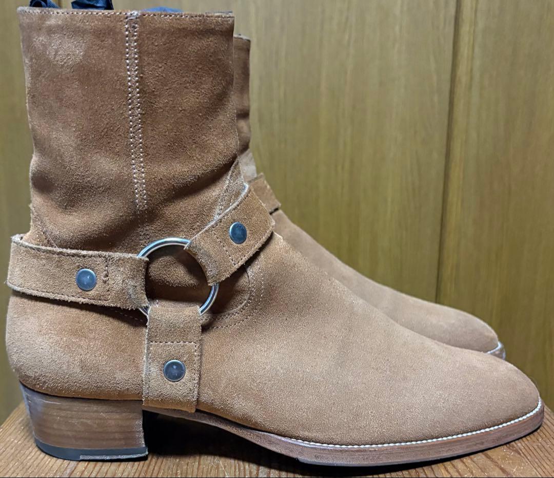 SAINT LAURENT ハーネス リングブーツ 41.5