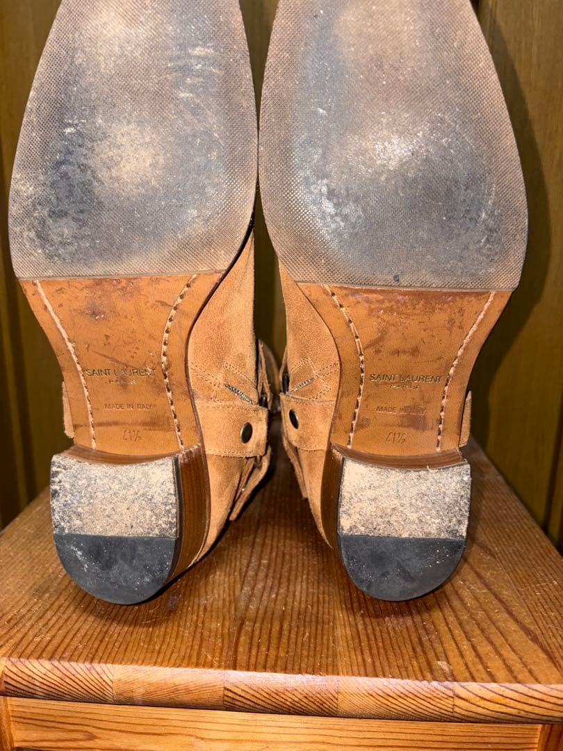 SAINT LAURENT ハーネス リングブーツ 41.5