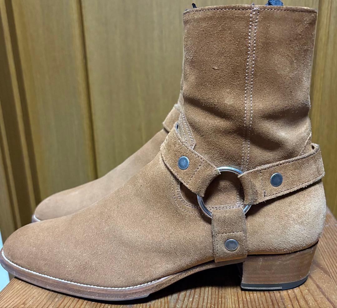 SAINT LAURENT ハーネス リングブーツ 41.5