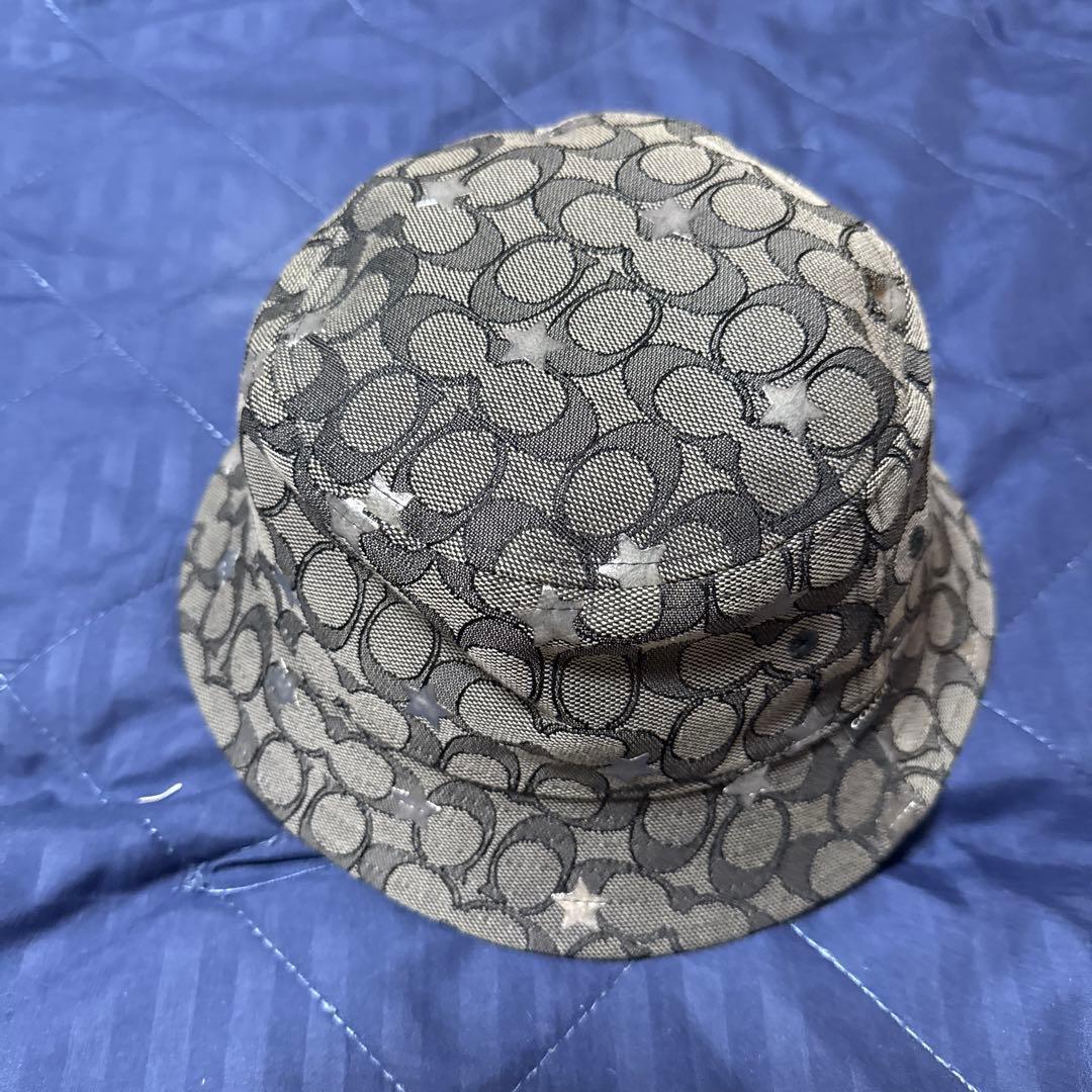 COACH バケットハット グレー S/M