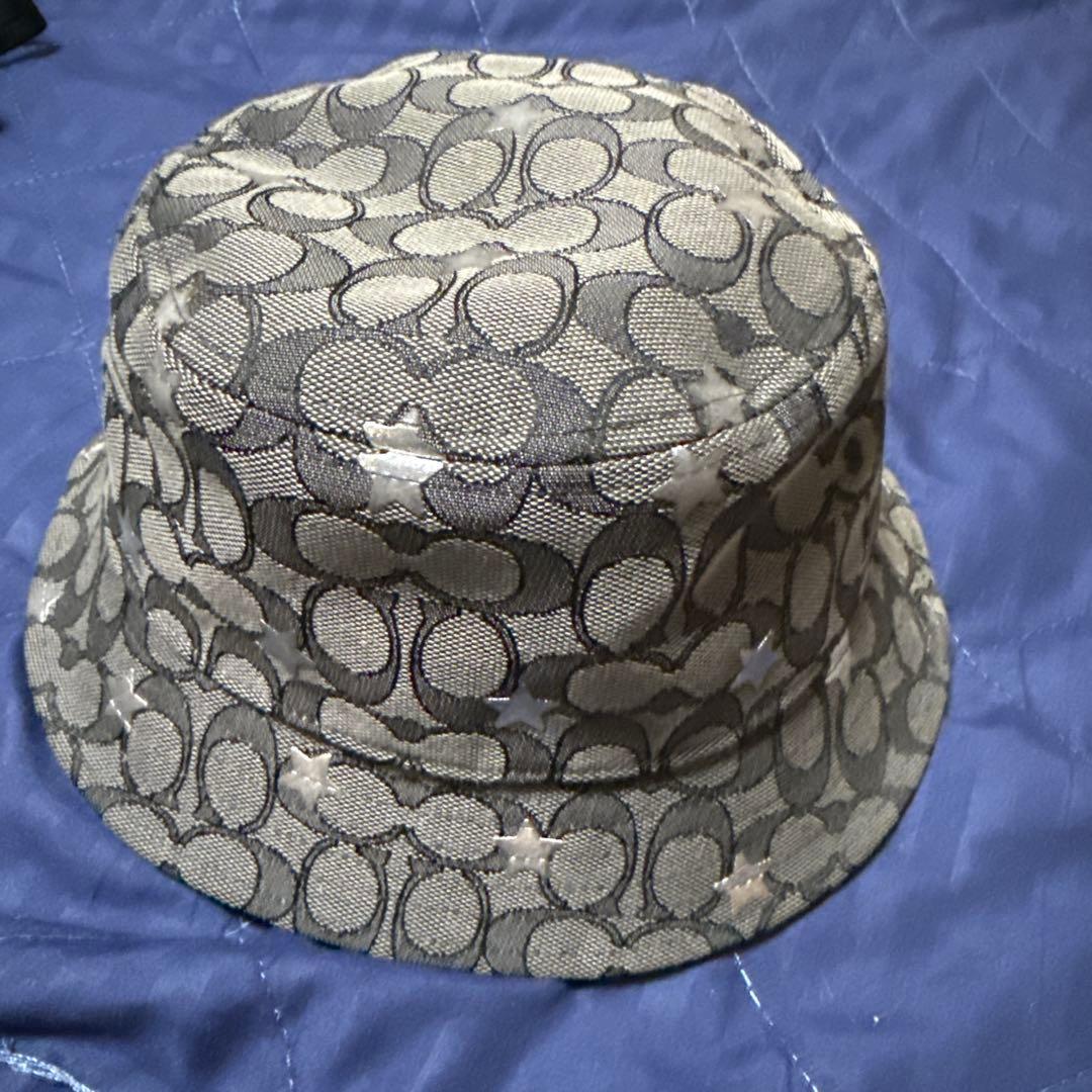 COACH バケットハット グレー S/M