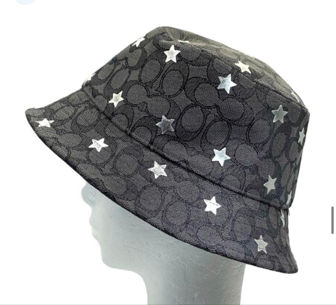 COACH バケットハット グレー S/M