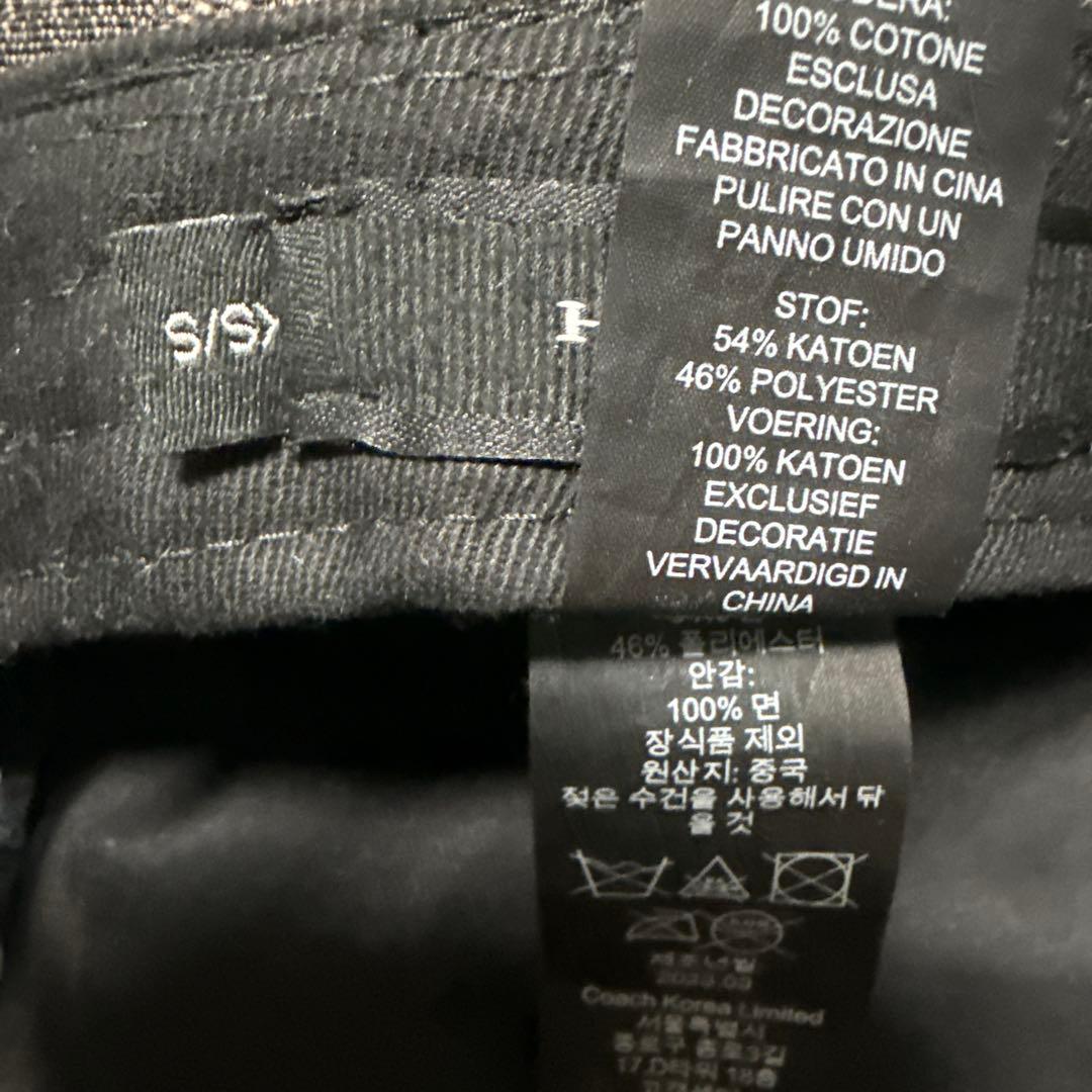 COACH バケットハット グレー S/M