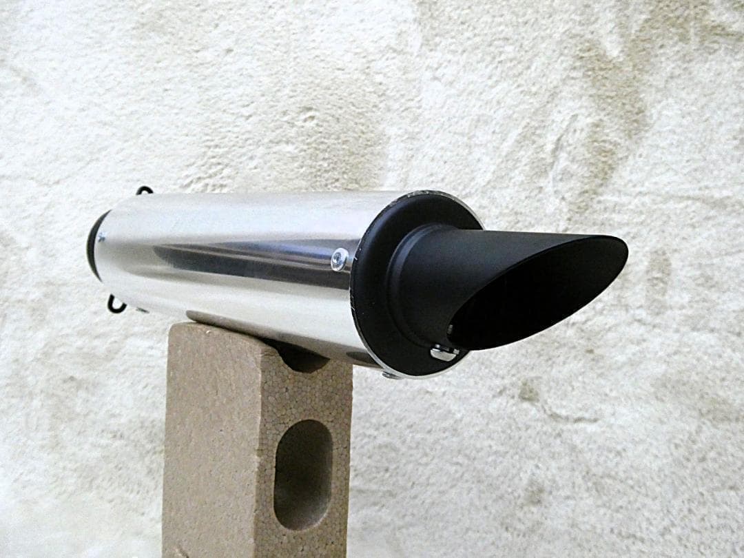 スラッシュカット　サイレンサー　銀黒50.8Πハス切り/①汎用 エンデ