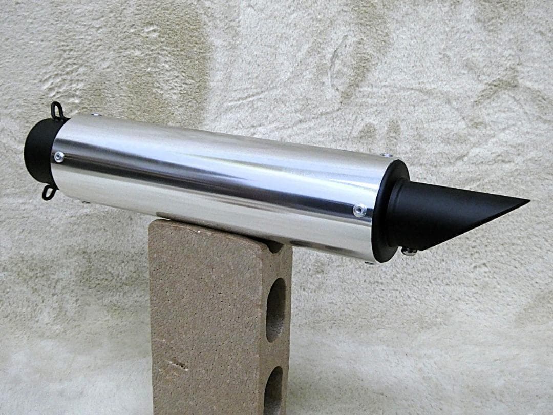 スラッシュカット　サイレンサー　銀黒50.8Πハス切り/①汎用 エンデ