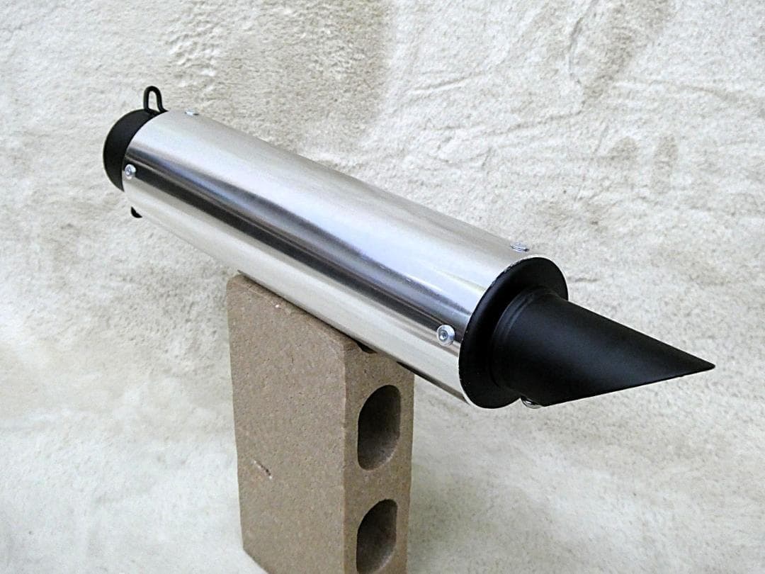 スラッシュカット　サイレンサー　銀黒50.8Πハス切り/①汎用 エンデ