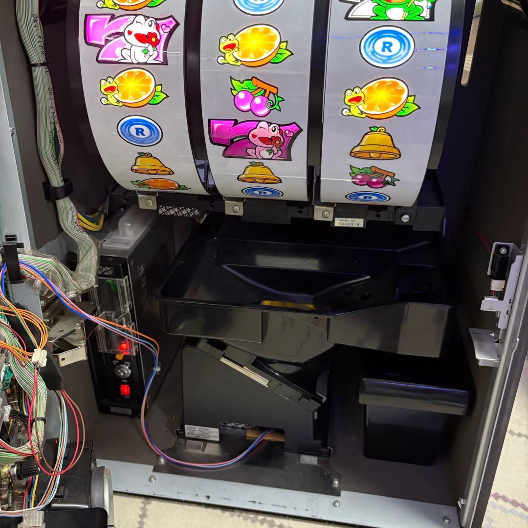 【希少】送料込み！山佐 ケロット3 実機 不要機 ドアキー設定キー付き