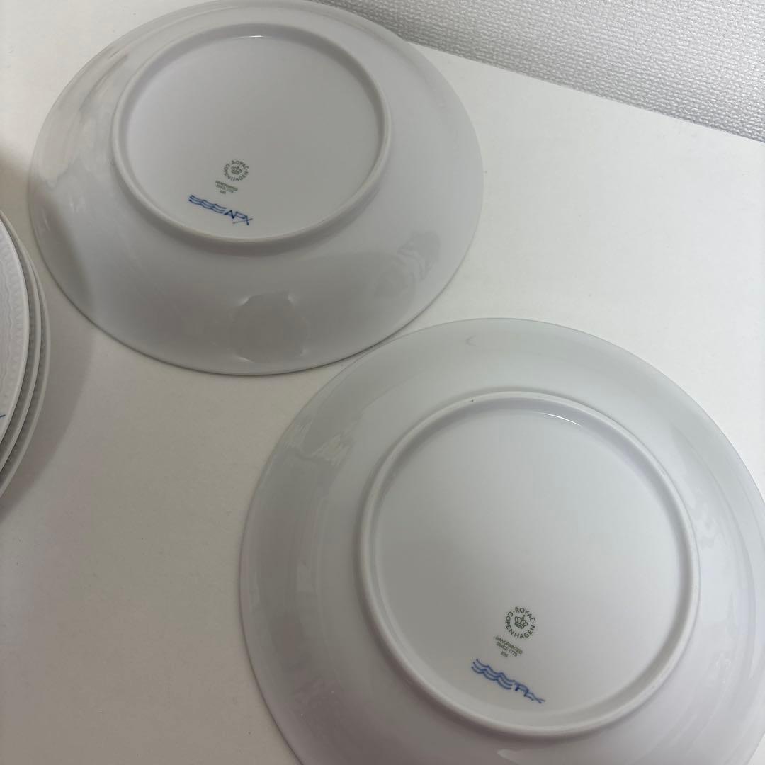 ロイヤルコペンハーゲン　ブルーパルメッテ　26プレート×5