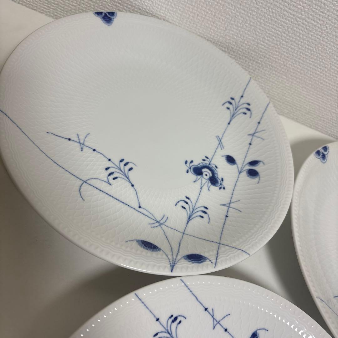 ロイヤルコペンハーゲン　ブルーパルメッテ　26プレート×5