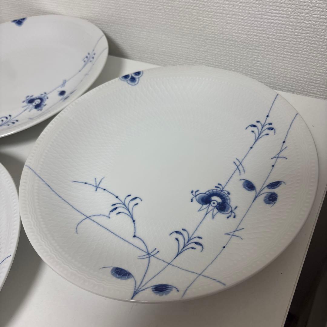 ロイヤルコペンハーゲン　ブルーパルメッテ　26プレート×5