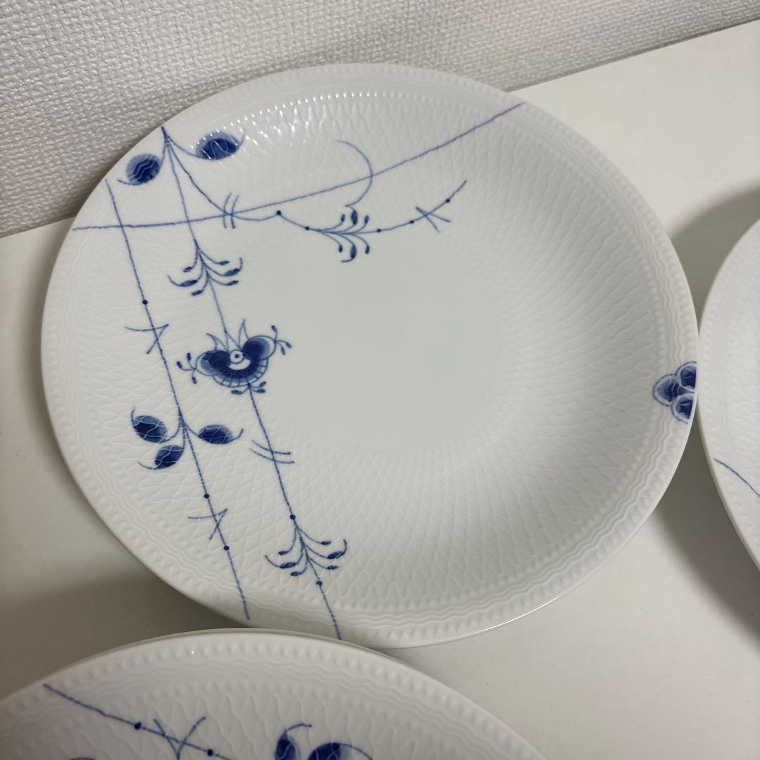 ロイヤルコペンハーゲン　ブルーパルメッテ　26プレート×5