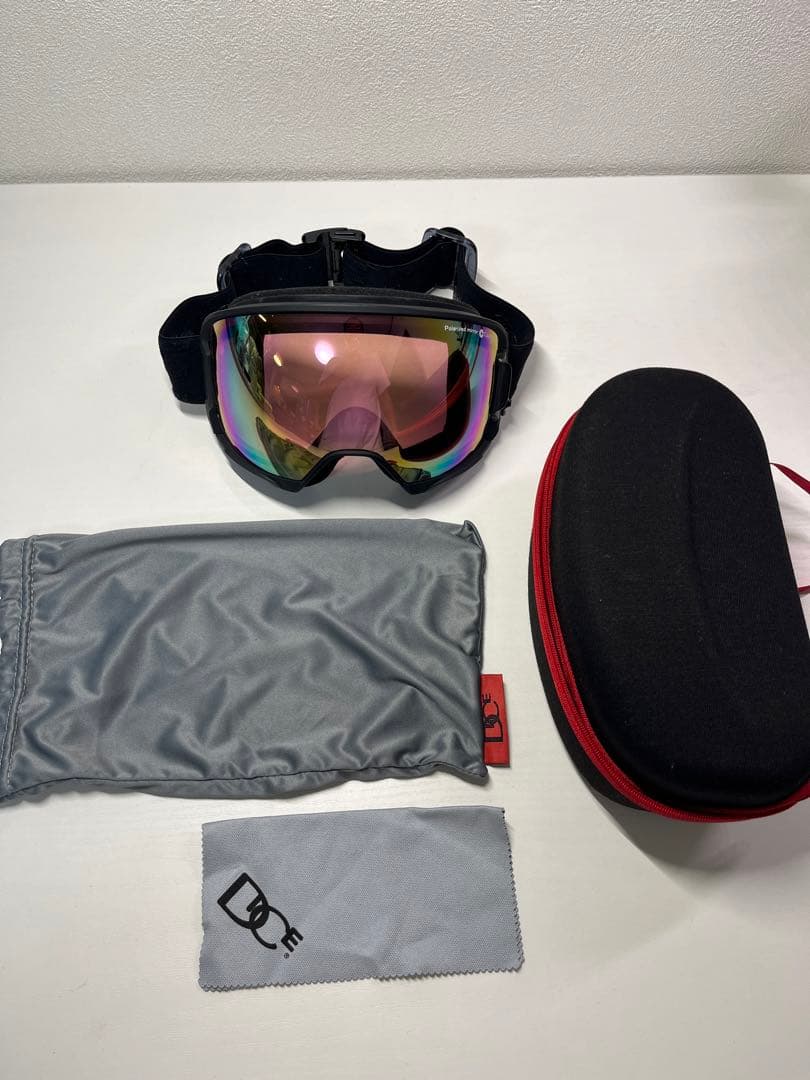 美品　ゴーグル DICE Polarized mirror CLARITEX