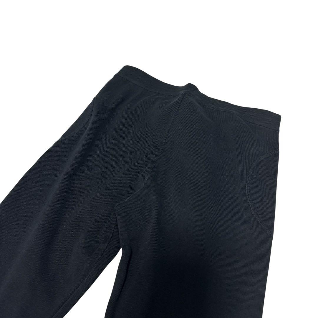 美品CHANEL シャネル ハーフ スウェットパンツ ココマーク　ブラック　38