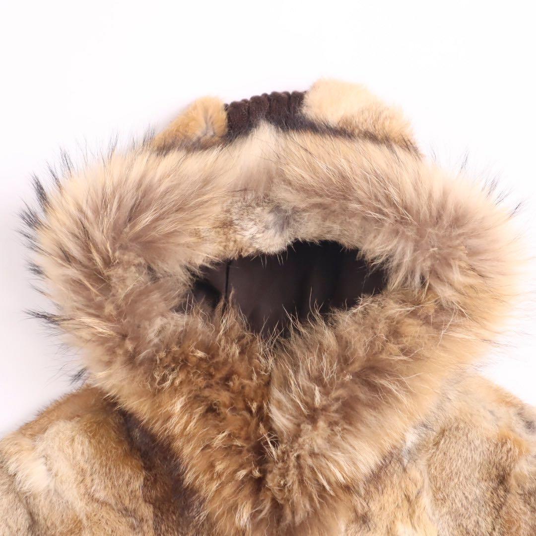 ジャケット・アウター Vintage y2k archive real fur zip hoodie